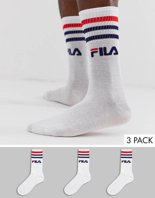 Fila – 3er Pack weiße Socken Fila – 3er Pack weiße Socken