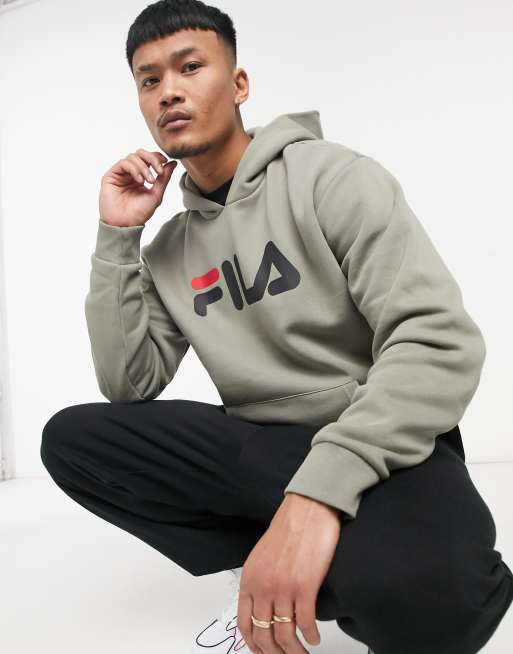 Fila small hotsell logo hoodie