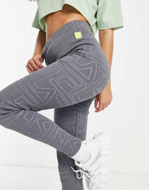 Grey store fila leggings