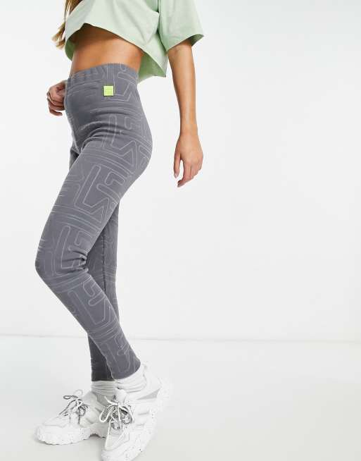 Grey fila outlet leggings