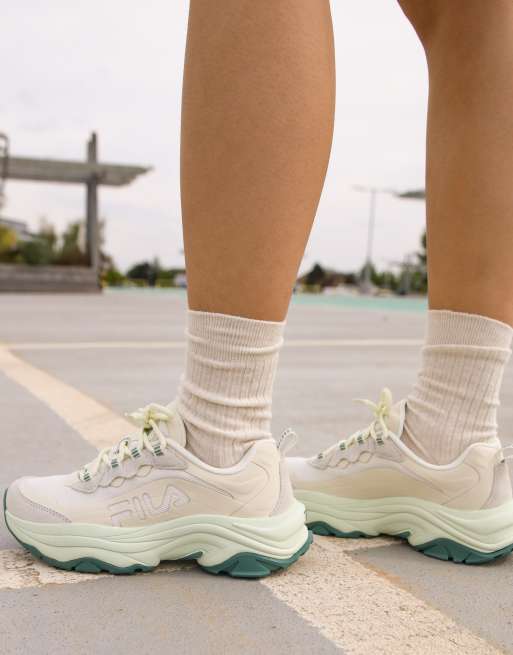 Fila ray femme vert on sale