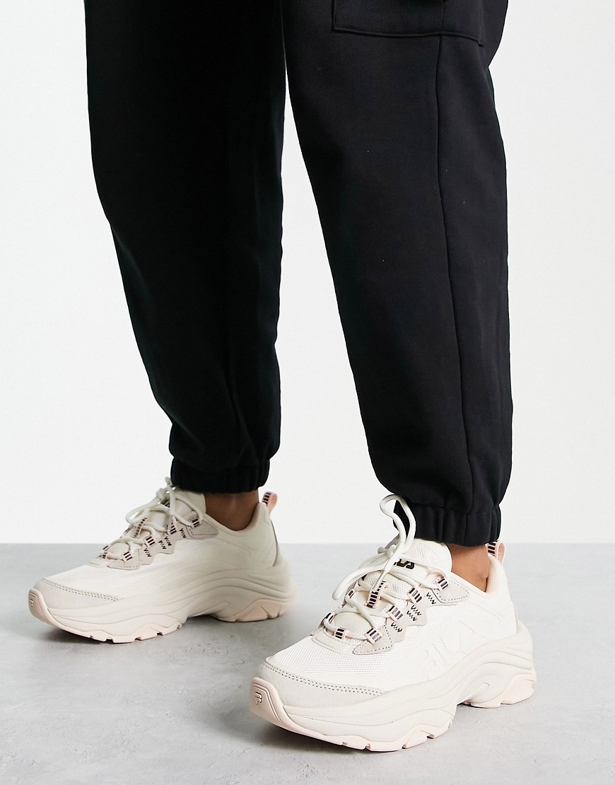 Alpha Ray Linear sneakers in cream and brown-Neutral