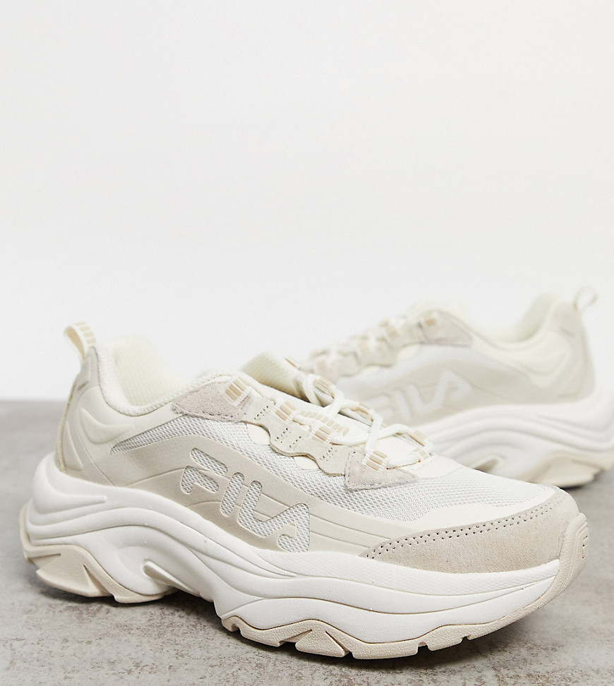 Fila Alpha Ray Linear Sneakers In Off White