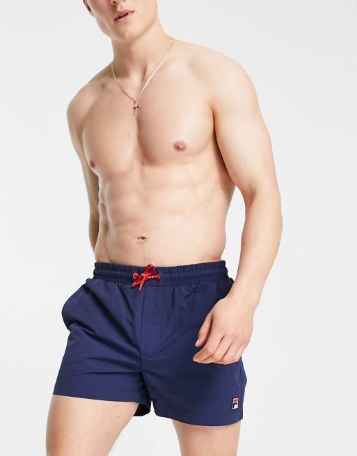 Fila – Artoni – Granatowe szorty kąpielowe z logo