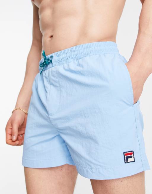 Fila – Artoni – Niebieskie szorty kąpielowe z logo
