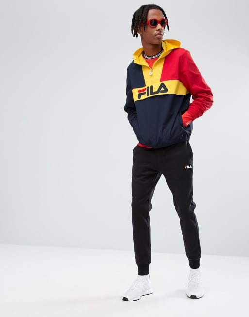 Fila Black Line Ski Overhead Jacket With Hood | ASOS