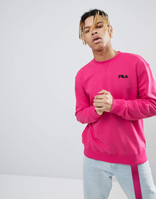 Fila sweatshirt store mens pink