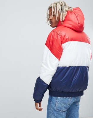 fila blue puffer jacket