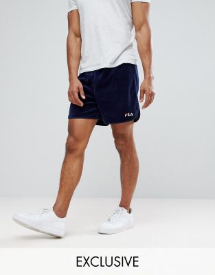 fila velvet shorts