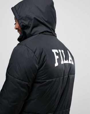 fila long padded jacket