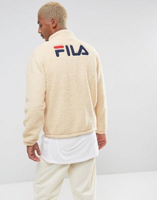 sherpa fila hoodie