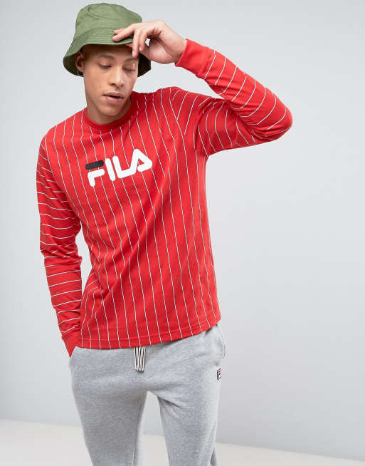 Tee shirt fila clearance rayé