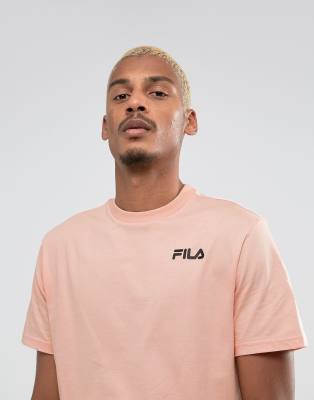 Pink and outlet black fila shirt