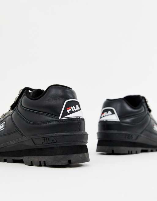 Fila black outlet leather