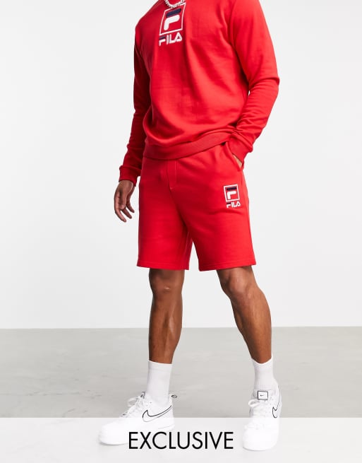 Fila 2024 red shorts