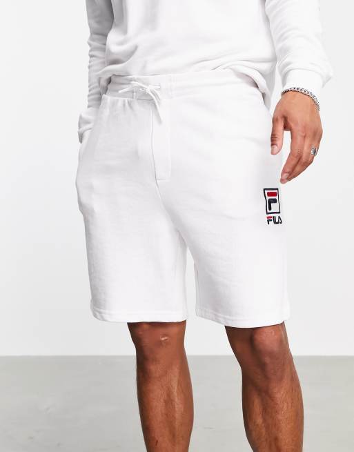 Mens white on sale fila shorts