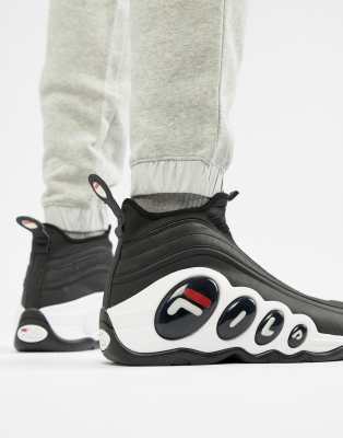 Fila Bubbles Zip Trainer In Black | ASOS