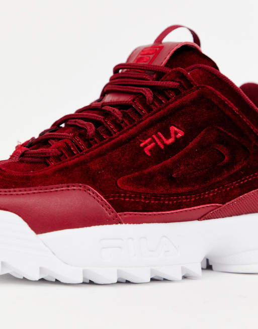 Fila disruptor 2 premium on sale velour