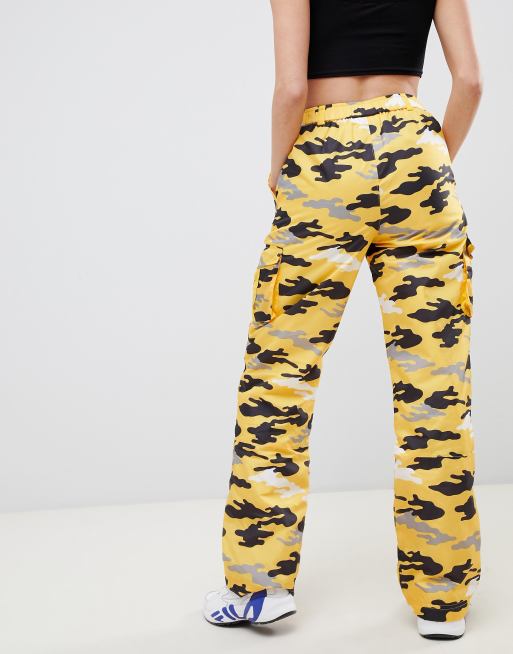 Fila yellow hot sale pants