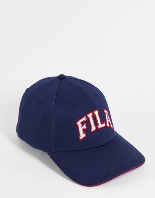 Fila Casquette style baseball Bleu marine ASOS