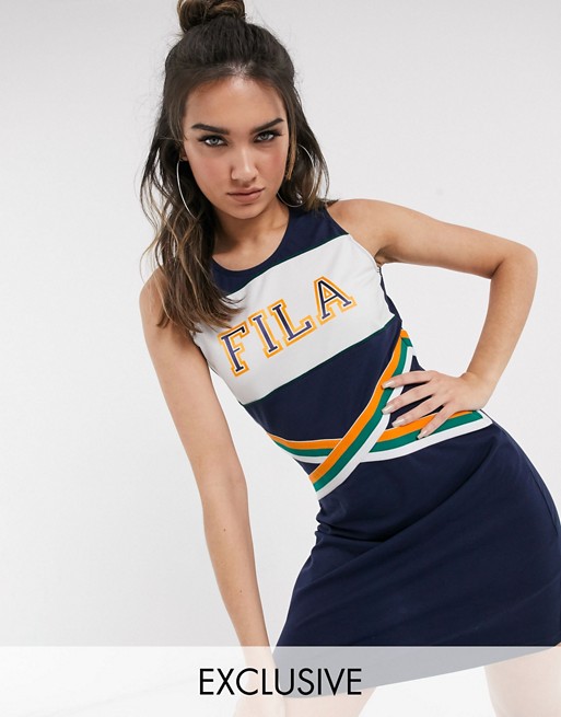 Fila cheerleader dress with logo