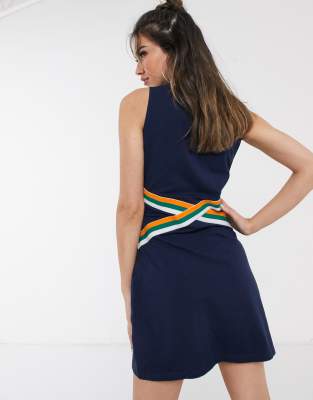 yellow fila dress