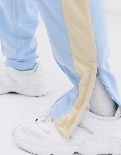 Fila Claudio track pant in powder blue ASOS