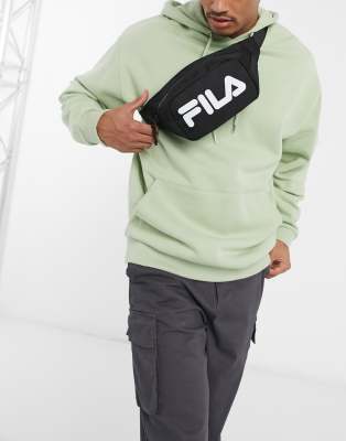 fila tie waist logo hoodie