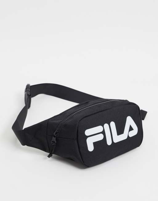 Black fila shop bum bag