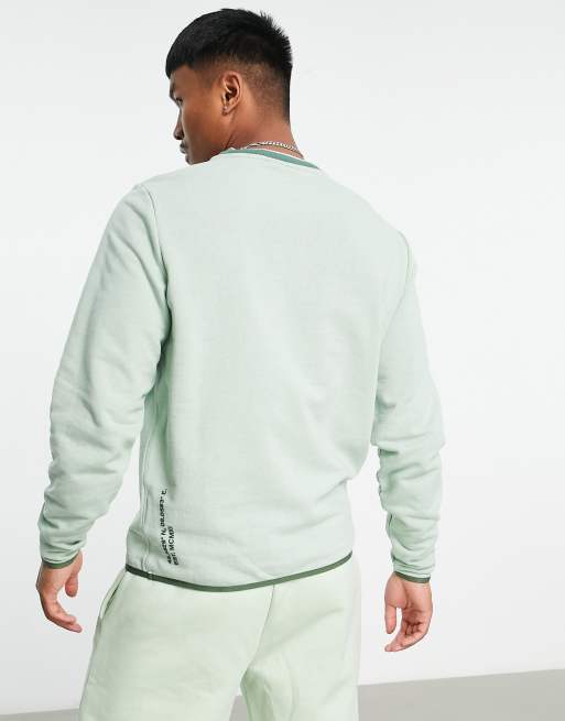 Fila colourblock sweatshirt with logo in green, 4 of 4