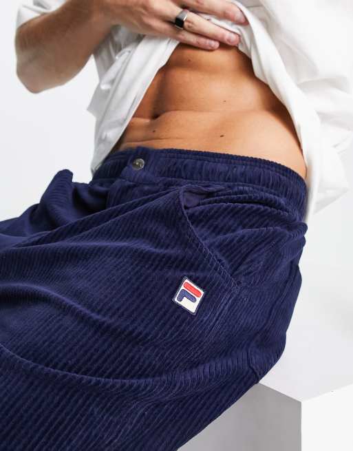 Fila PANTS MARINA - Tracksuit bottoms - navy/dark blue 