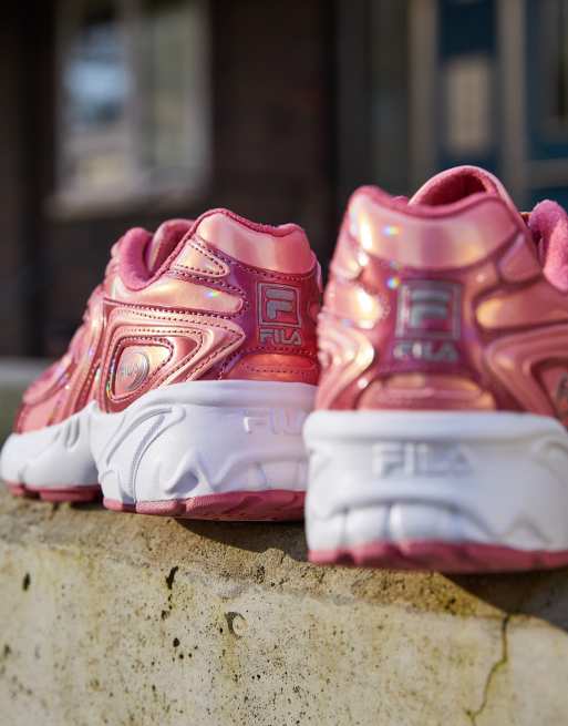 Fila metallic shop pink