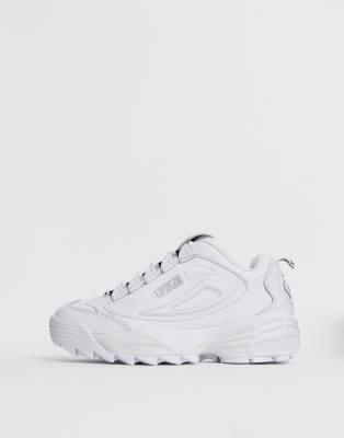 fila disruptor 3 white trainers