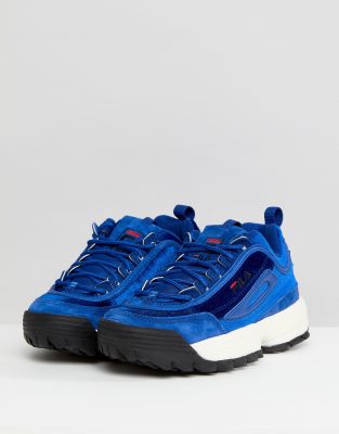 fila disruptor femme bleu