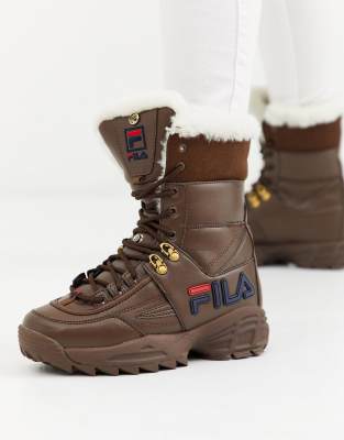 fila boots fur