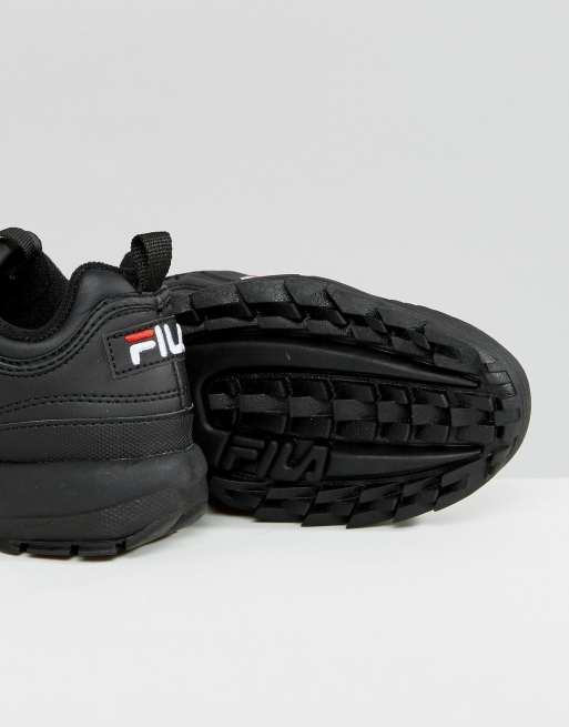 Fila Disruptor Czarne niskie buty sportowe, 4 z 4