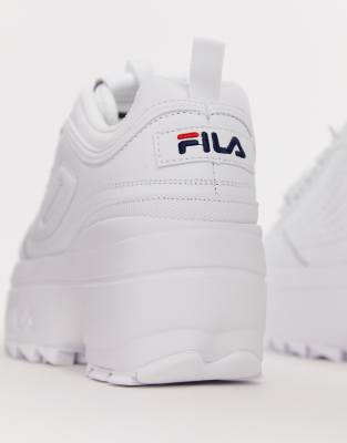 fila plateforme blanche