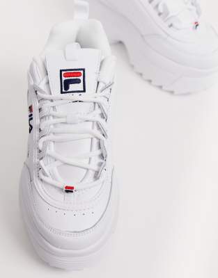 fila plateforme blanche