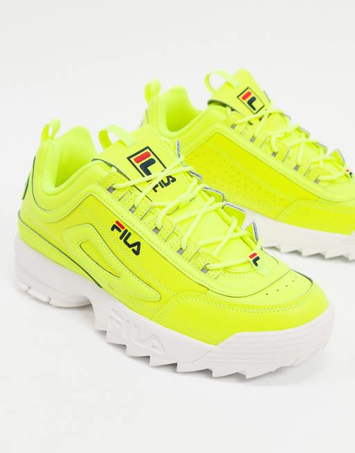 Fila Disruptor II Baskets pour Femme Orange Fluo Orange Fila Disruptor II Baskets pour Femme Orange Fluo Orange