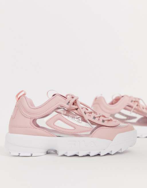 Fila Disruptor II Baskets Rose transparent