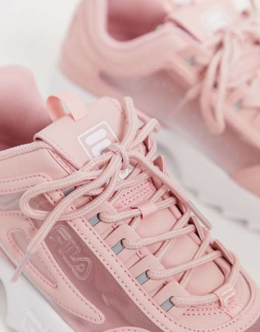 Fila Disruptor II Baskets Rose transparent ASOS