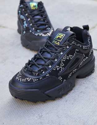 fila disruptor black velvet