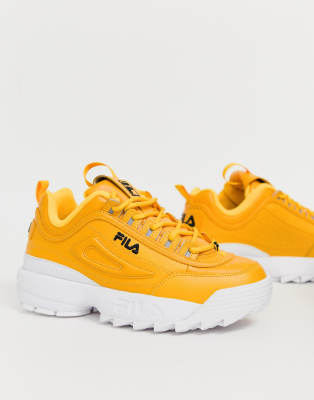 Fila - Disruptor II - Gele sneakers | ASOS