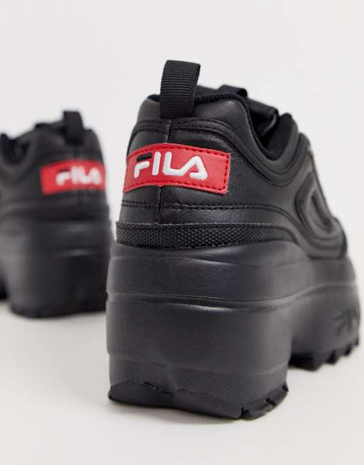 Fila Disruptor II platform sneakers in black exclusive to ASOS | ASOS