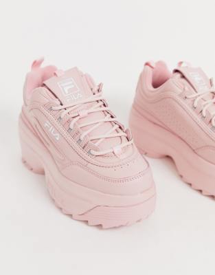 fila shoes disruptor pink