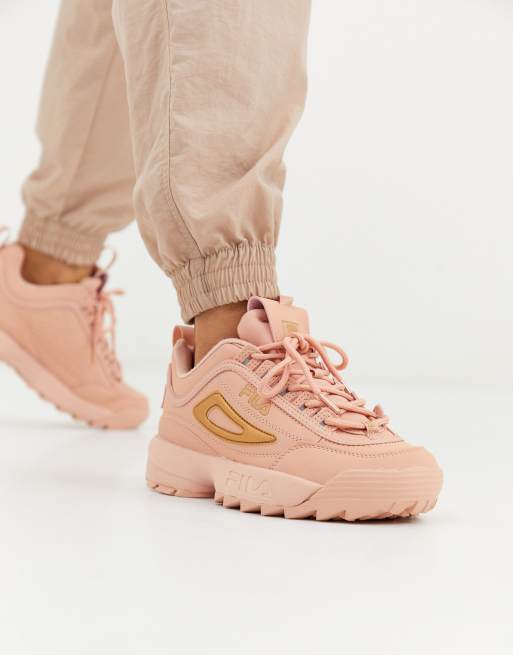 Fila Disruptor II Rose — Lyserøde sneakers | ASOS