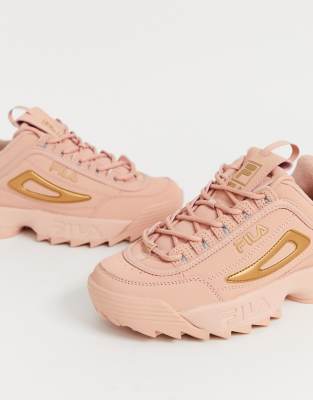 asos fila disruptor pink