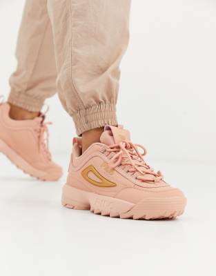 fila disruptor ii rose gold