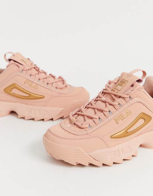 Fila heritage shop disruptor rosa