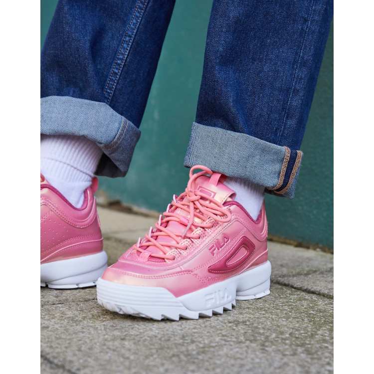 Fila disruptor pink shiny new arrivals